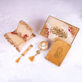 Golden Floral Pearl Rehal Bridal Hamper